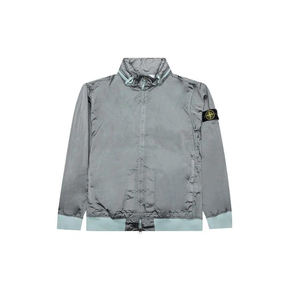 Куртки Stone Island Waffen Patch Foldable Hooded Zip Up Jacket 'Небесно-голубой' 1