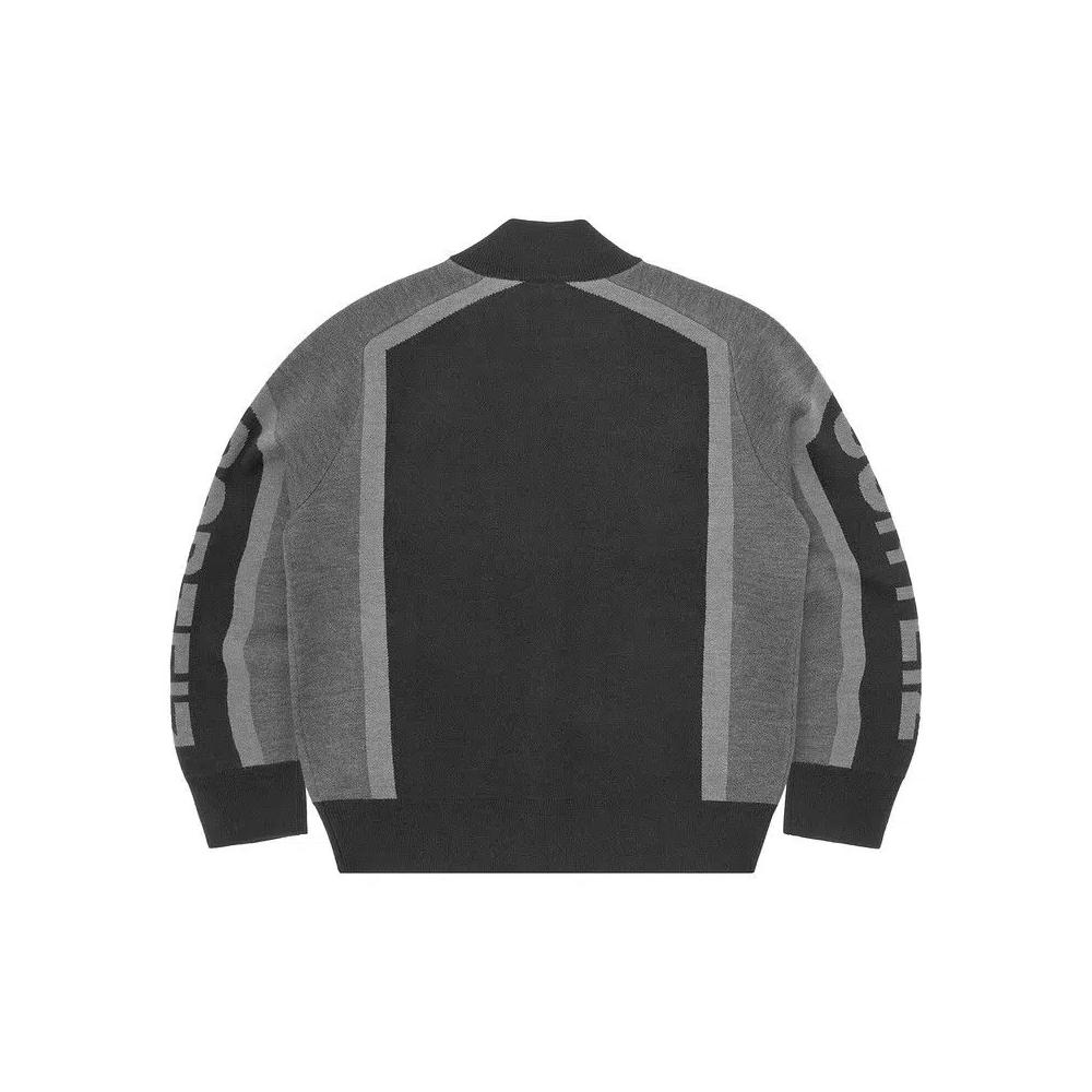 Трикотаж Corteiz Precision Knit Zip Up 'Black' 2