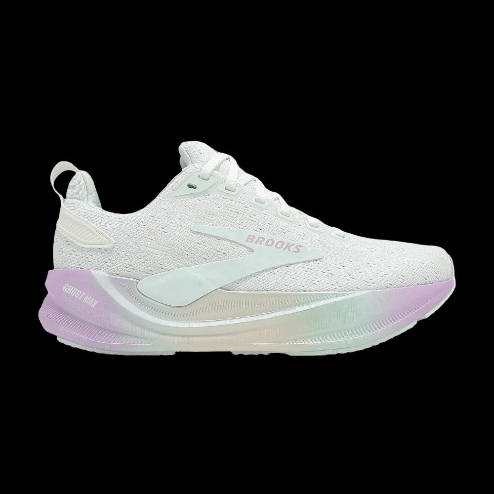 Бег Brooks Wmns Ghost Max 4 'Ледяной Белый Снег' 1