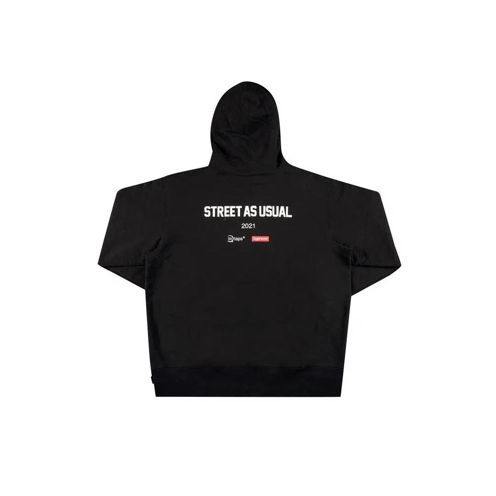 Худи Supreme x WTAPS Sic'em! Худи с капюшоном 'Black' 2
