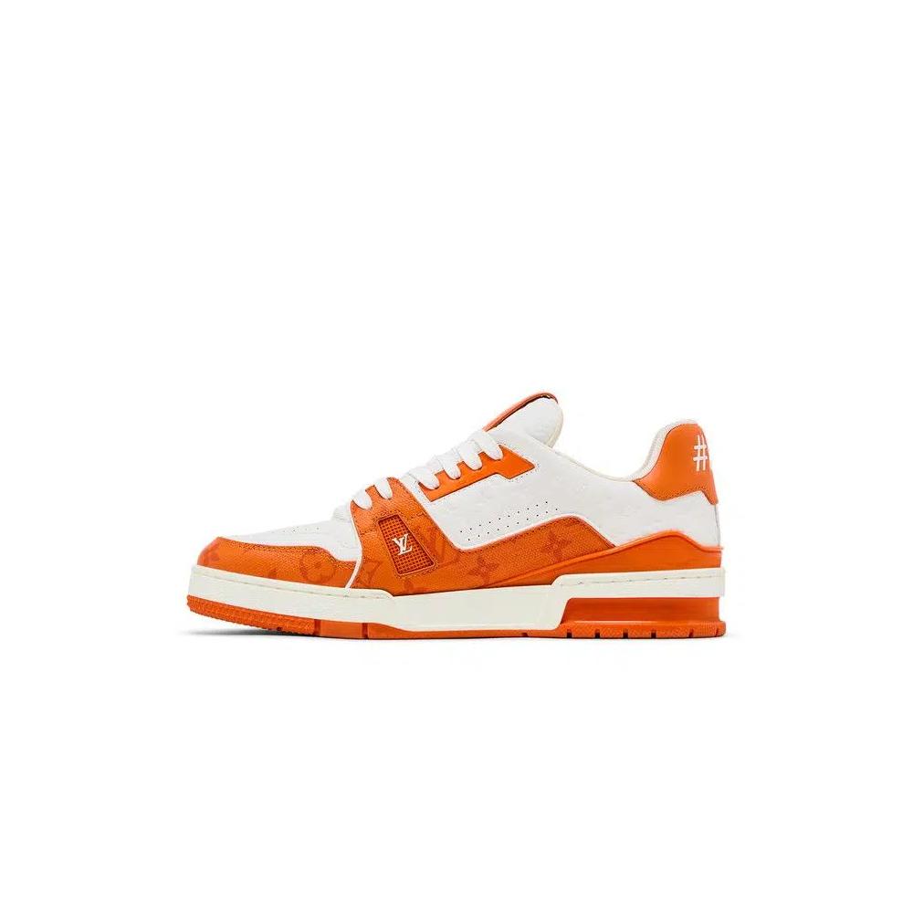 Кроссовки Louis Vuitton Trainer Low 'Orange Monogram' 3