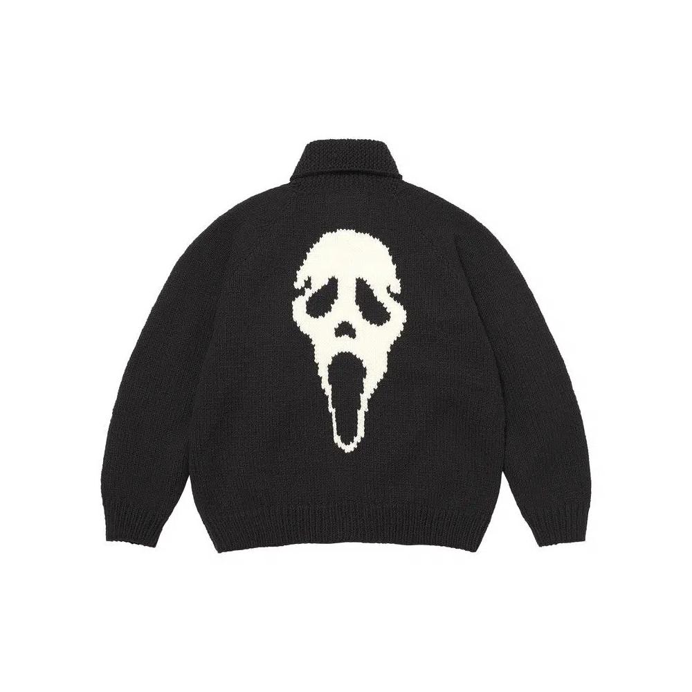 Свитеры Supreme Ghostface Cowichan Sweater 'Черный' 2