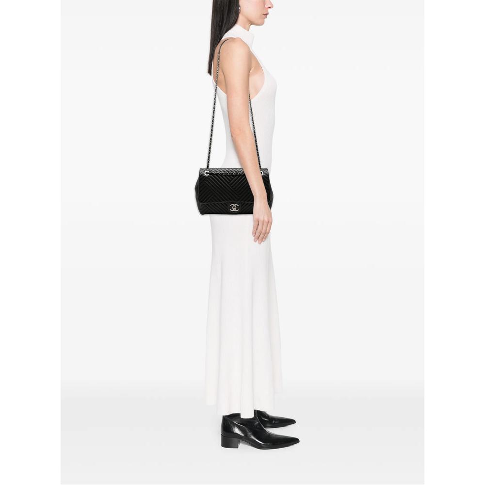 2015-2016 Large Lambskin CC Crossing Flap shoulder bag 2
