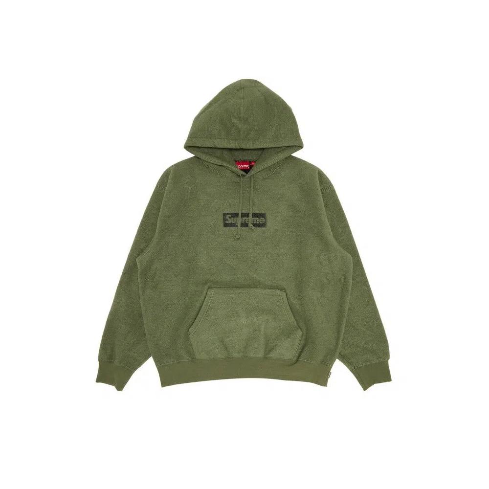 Худи Supreme Inside Out Box Logo Hooded Sweatshirt «Light Olive» 1