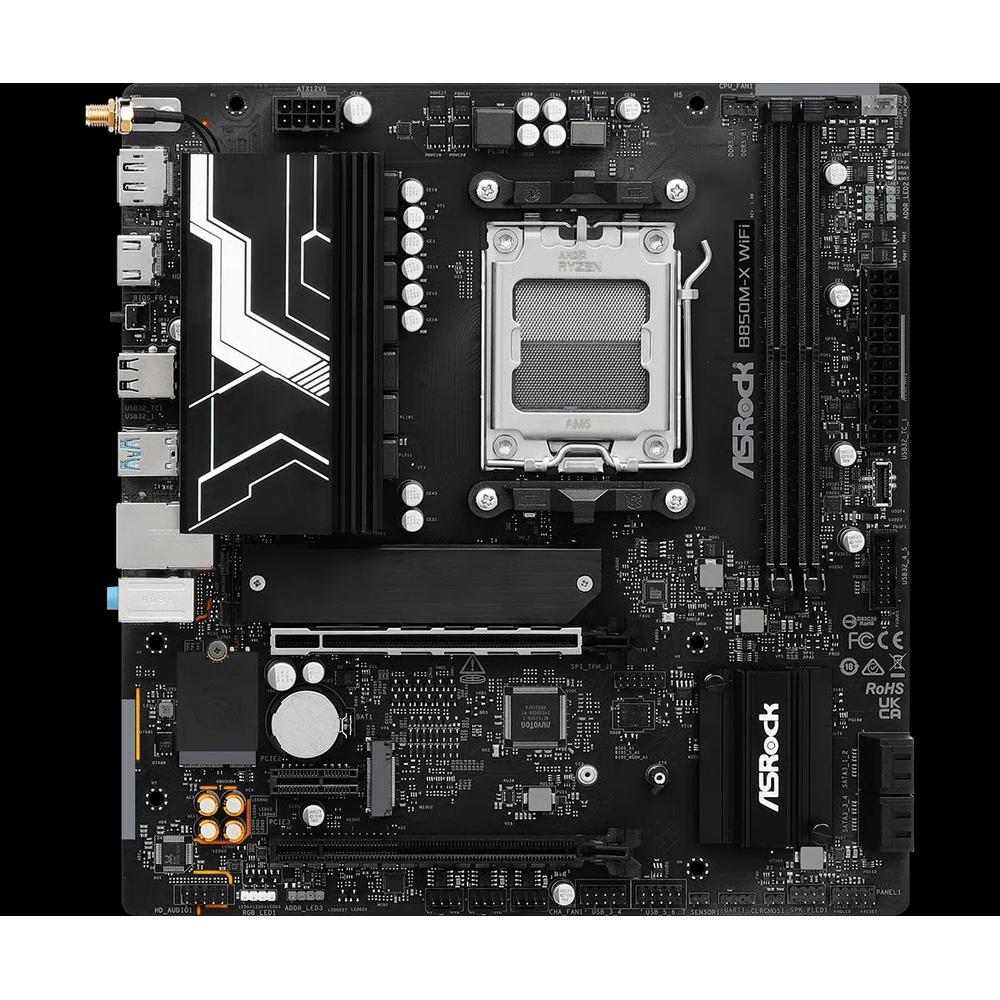 ASRock B850M-X WiFi R2.0 Micro-ATX материнская плата (DDR5) 3