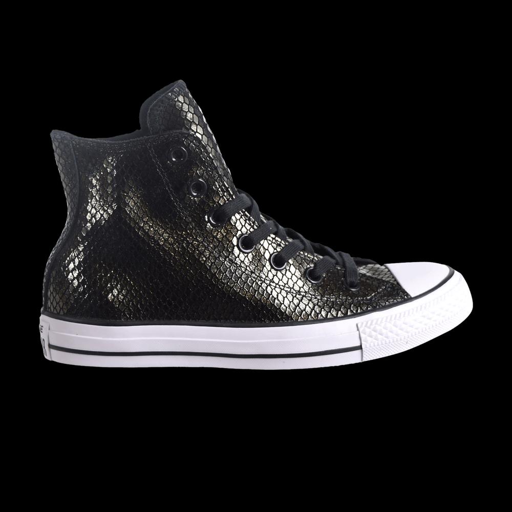 Кроссовки Converse Chuck Taylor All Star High 'Black Metallic Scale' 1