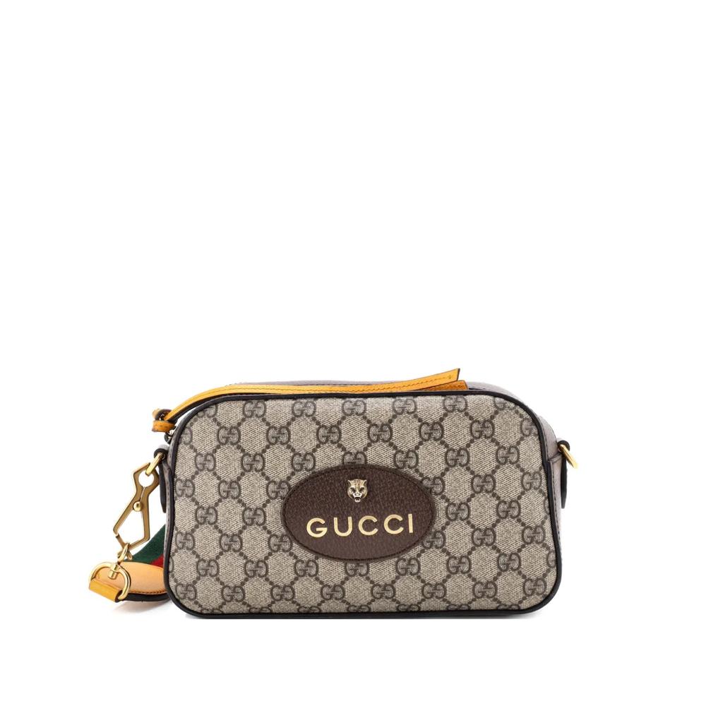 Сумка через плечо Neo Vintage Camera Messenger Bag из канваса с узором GG 1