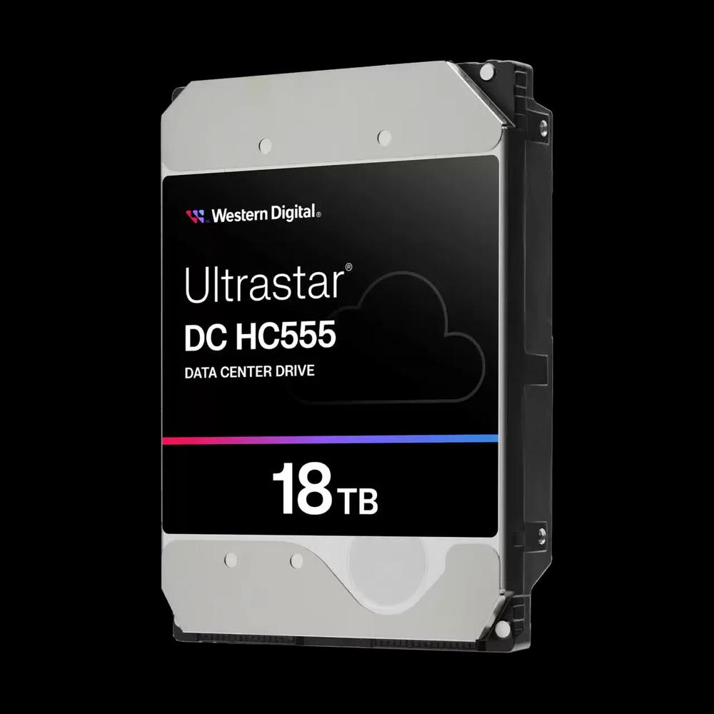 WD Ultrastar DC HC555 Helium 18TB 7200rpm 512MB 3.5" Enterprise HDD (WUH722018CLE6L4) 1