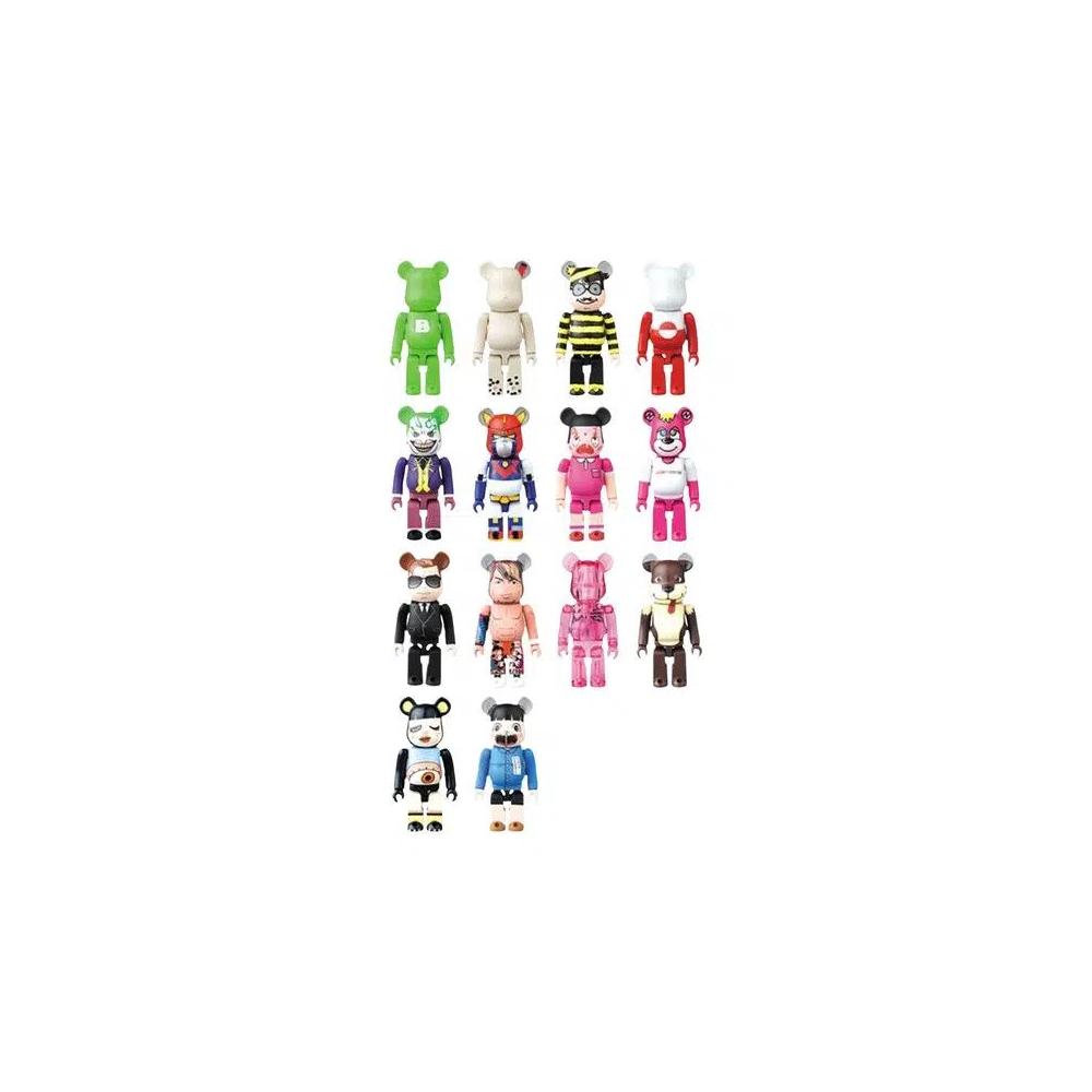 Фигурки BE@RBRICK Серия 38 Закрытый кейс 100% «Мистика» (24 слепые коробки) 1