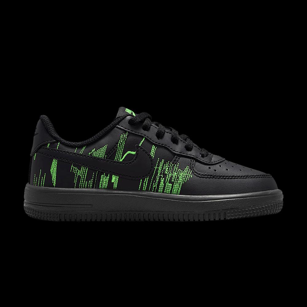 Кроссовки Nike Force 1 Low LV8 PS 'Black Green Strike' 1