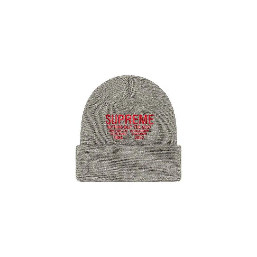 Бини Supreme Nothing But Beanie 'Серый' 1