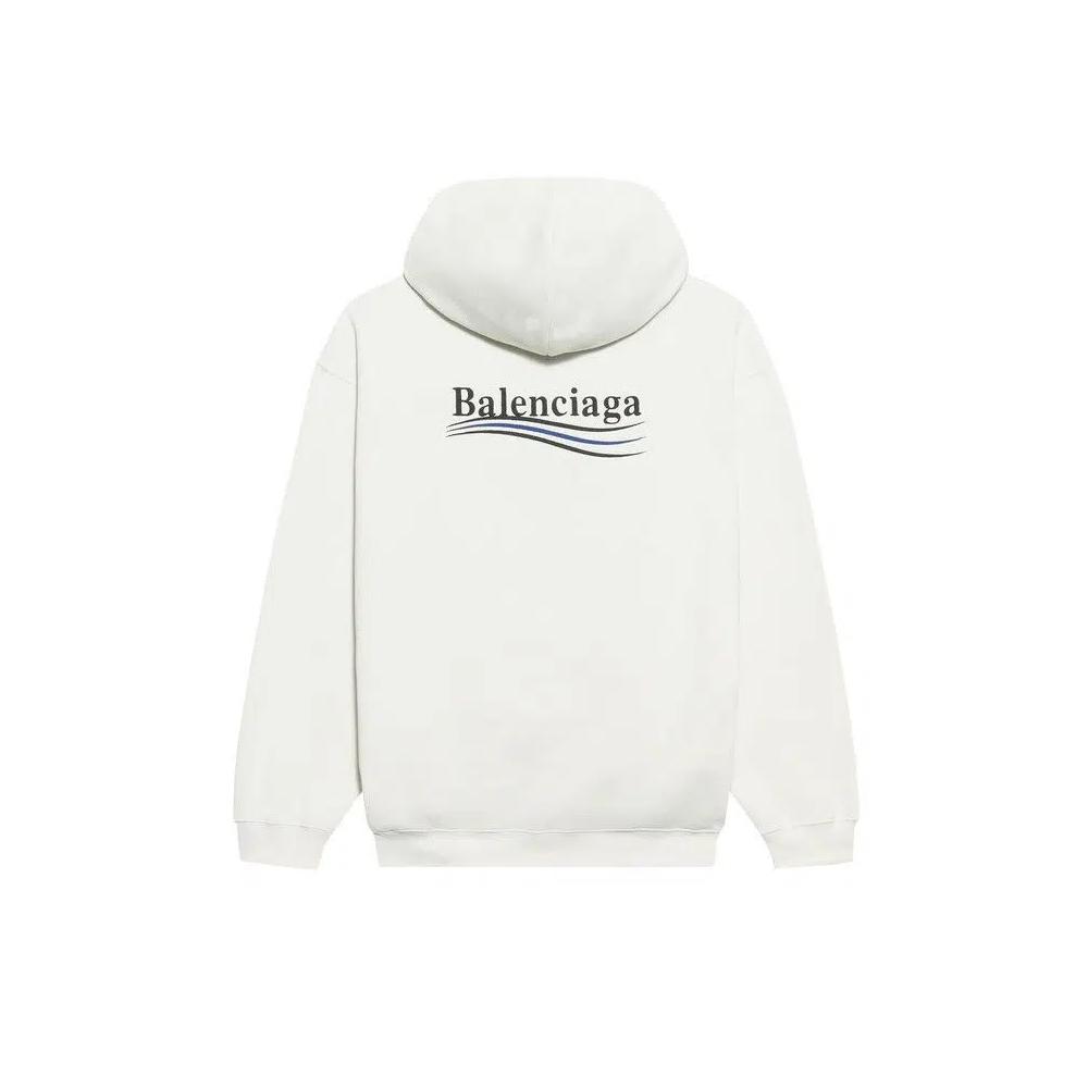 Худи Balenciaga Political Campaign Hoodie Medium Fit 'White' 2