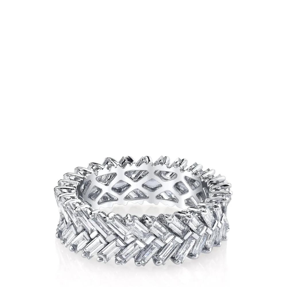ZIPPER RING - WHITE GOLD 1
