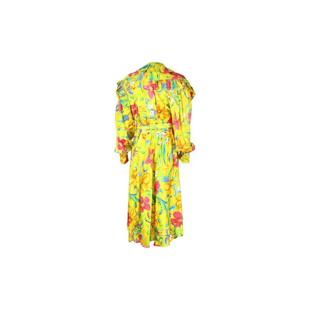 Платья Balenciaga Off-Shoulder Vintage Flower Dress 'Giallo' 2
