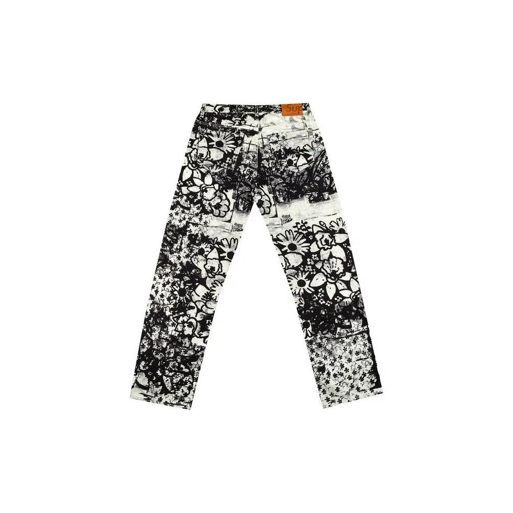 Джинсы Supreme x Christopher Wool Regular Jean 'Черный' 2