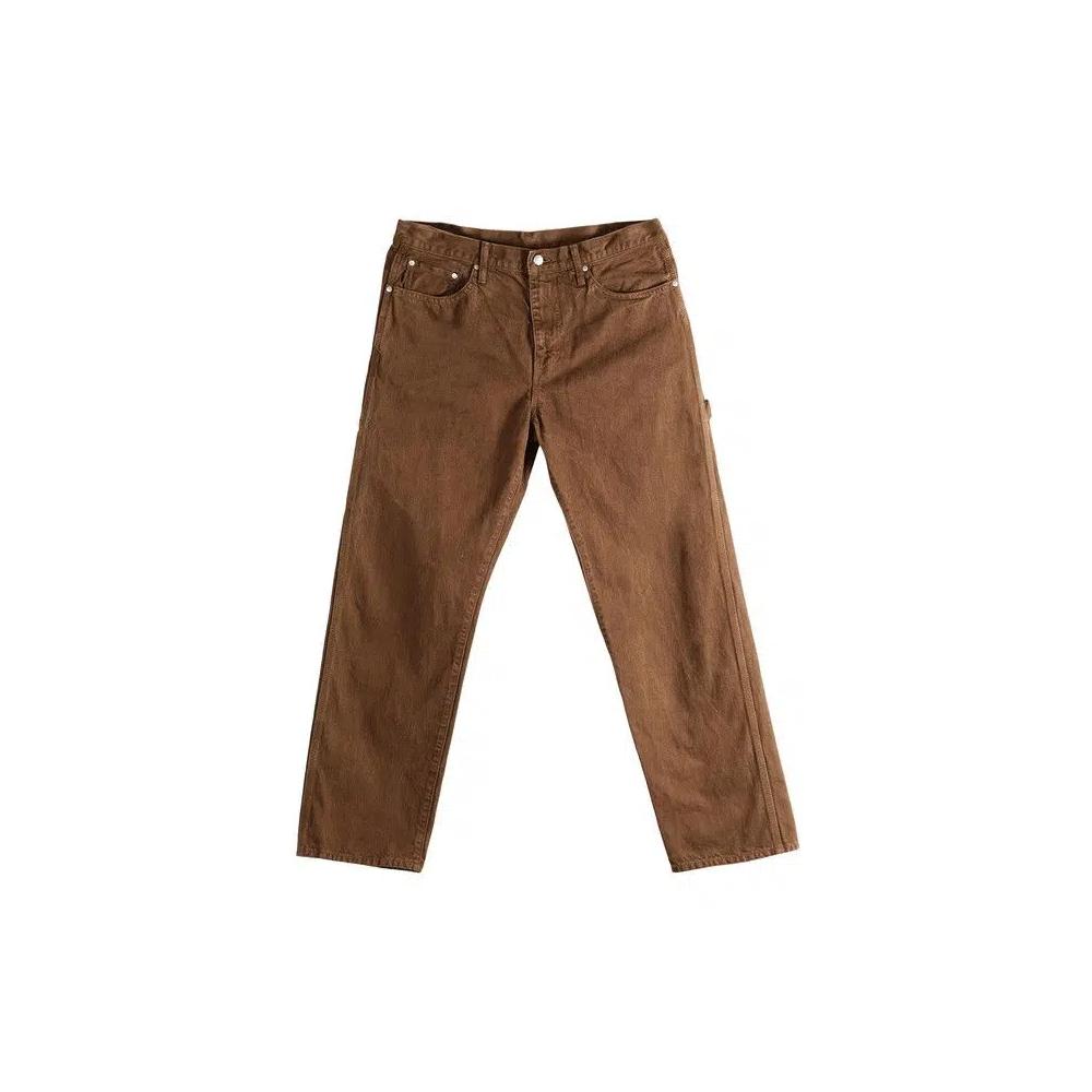 vowels Overdyed Painter Pants 'Коричневый' 1