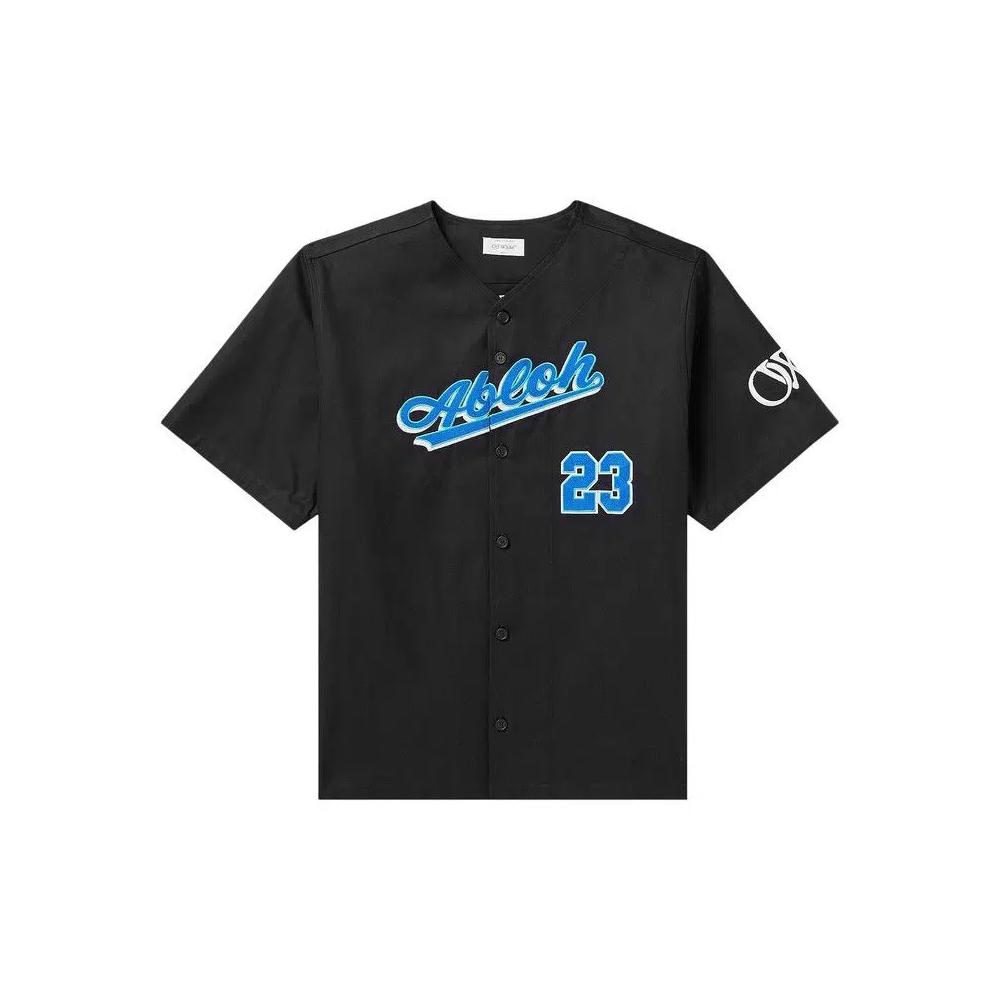 Джерси Off-White Baseball Short-Sleeve Shirt 'Reflex Blue' 1