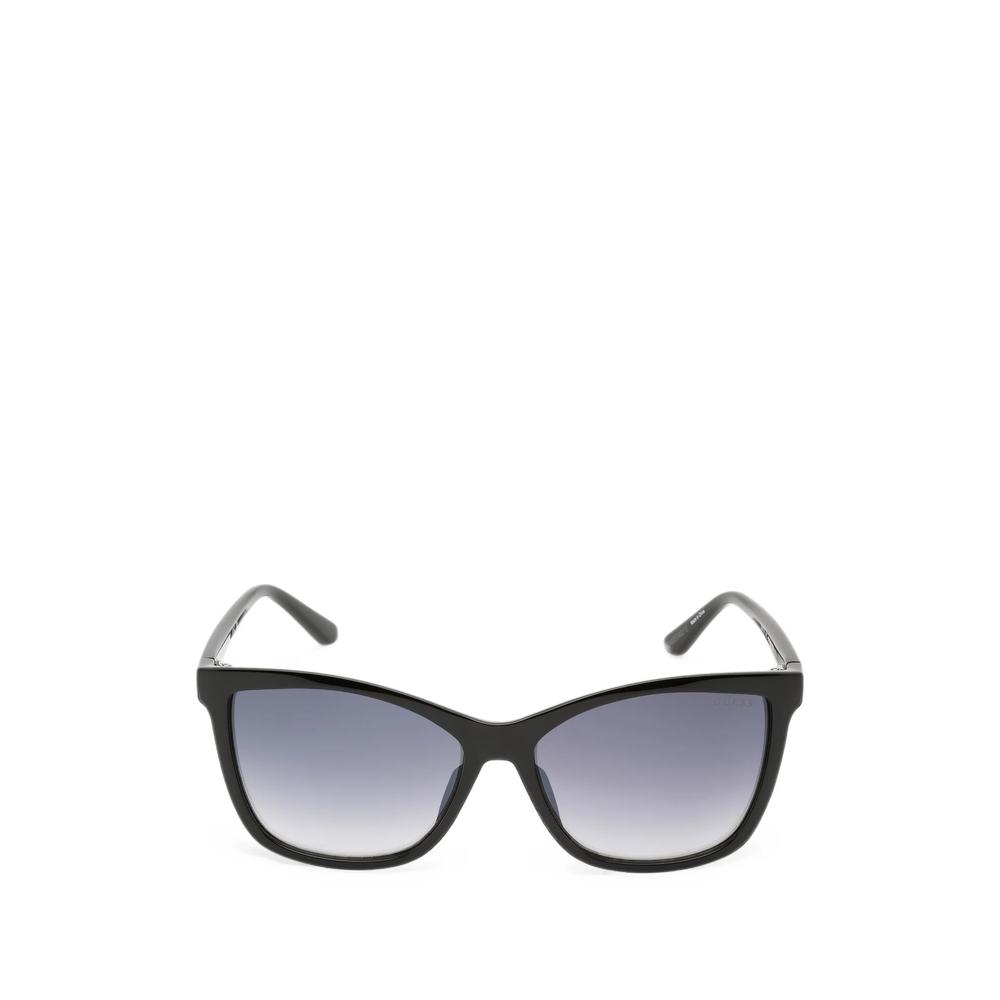 tortoiseshell-effect rectangle-frame sunglasses 1