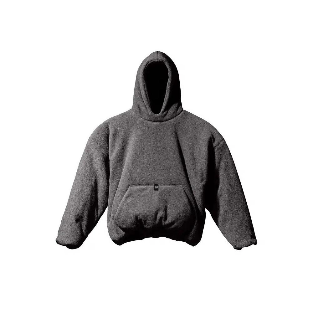 Худи Yeezy Gap Engineered by Balenciaga Polar Fleece Padded Hoodie 'Dark Grey' 1