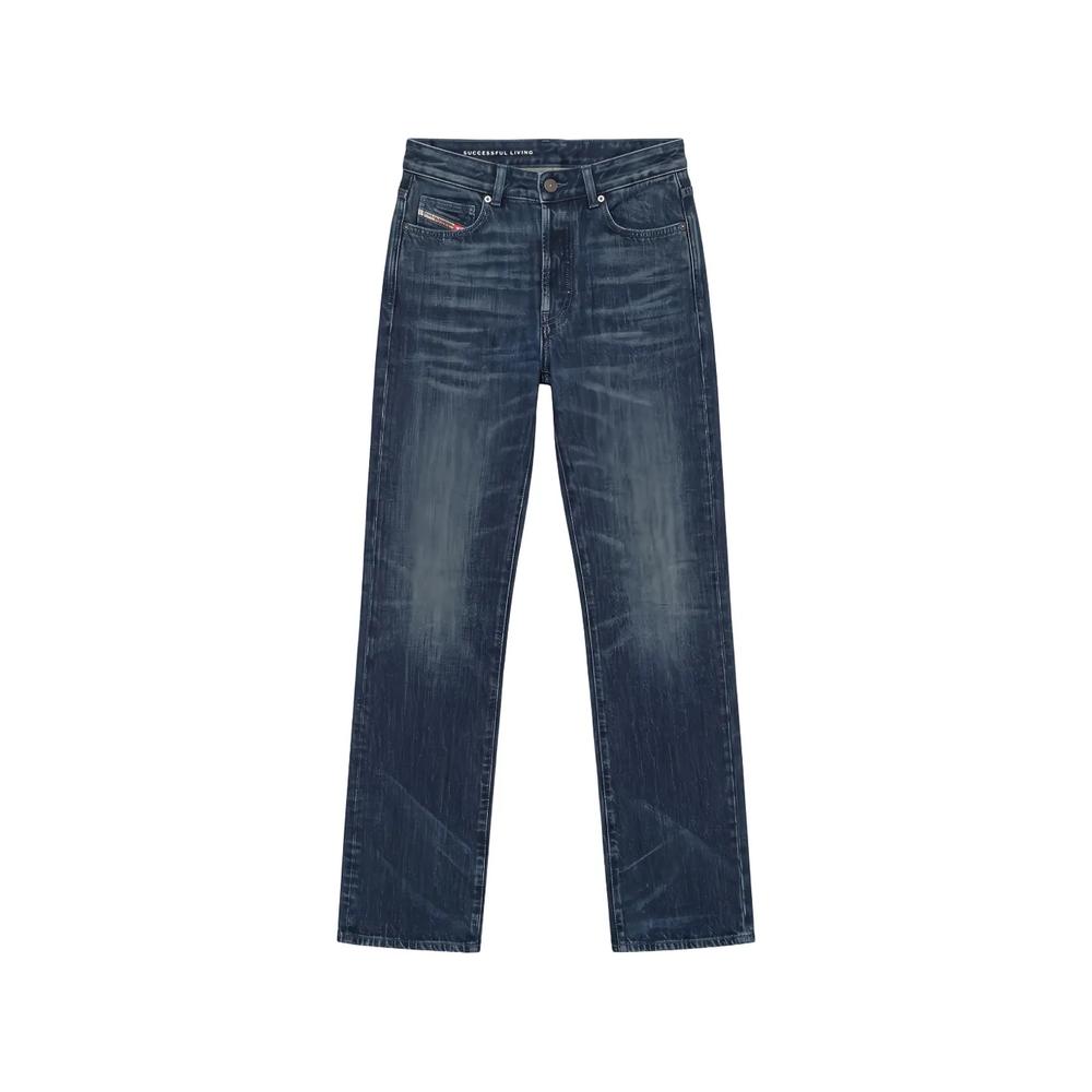 faded straight-leg jeans 1
