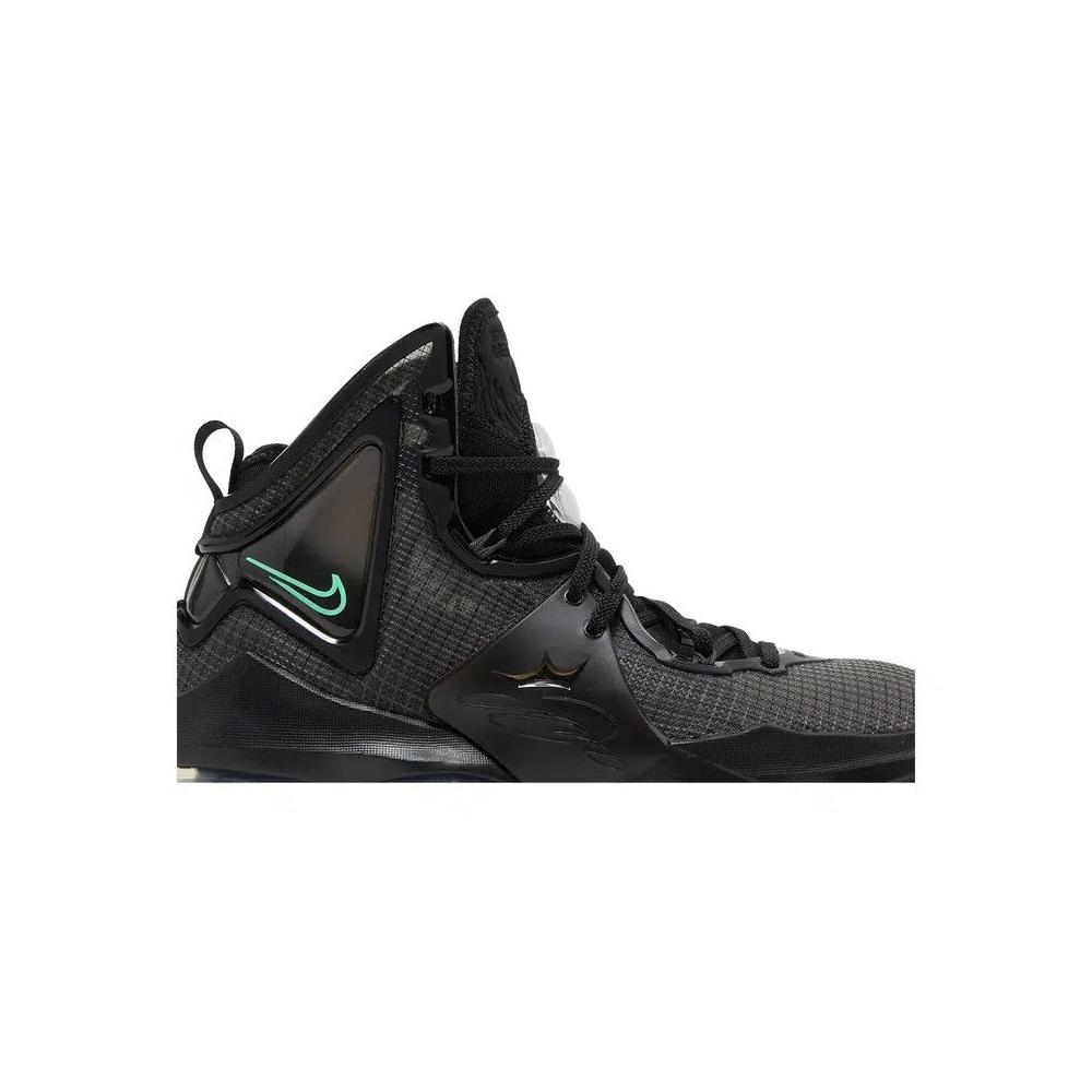 Кроссовки Nike LeBron 19 GS 'Black Green Glow' 2