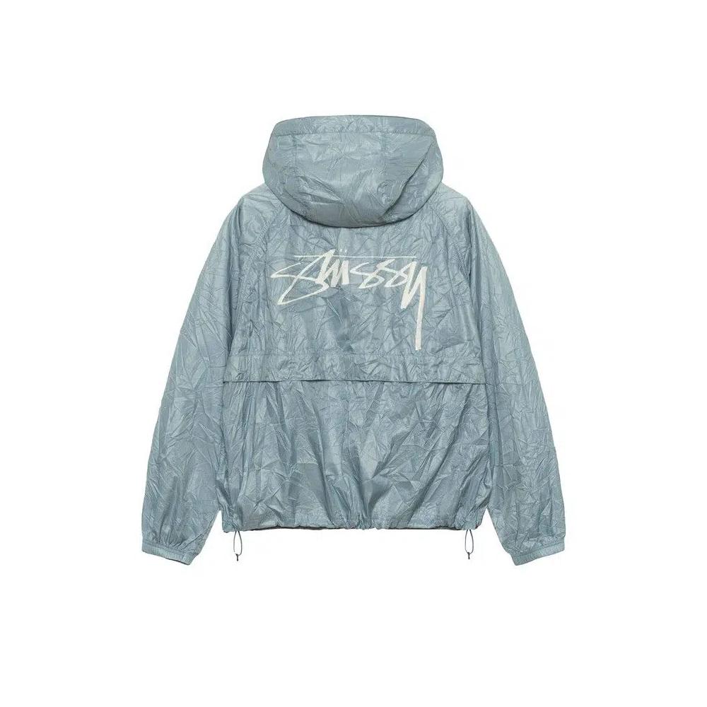 Куртки Stussy Beach Wrinkled Nylon Shell 'Slate' 2