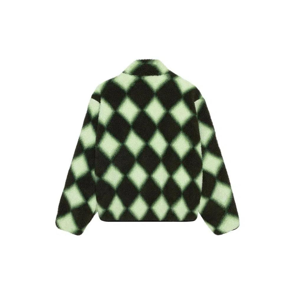 Флисовые куртки Stussy Sherpa Reversible Jacket «Зеленый» 2