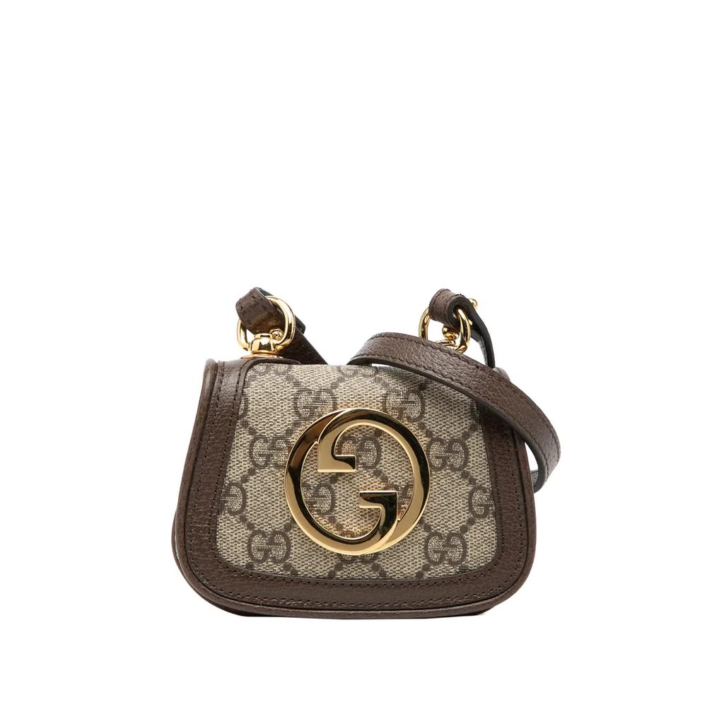 Сумка через плечо Blondie Card Case on Strap с узором GG Supreme (2016-2026 годы) 1