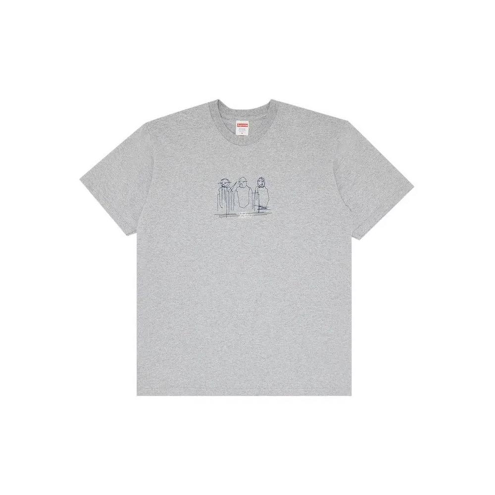 Футболки Supreme Three Kings Tee 'Серый хизер' 1