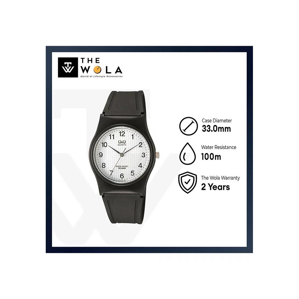 Часы Citizen VP34J023Y Унисекс Аналоговые часы с черным резиновым ремешком 2
