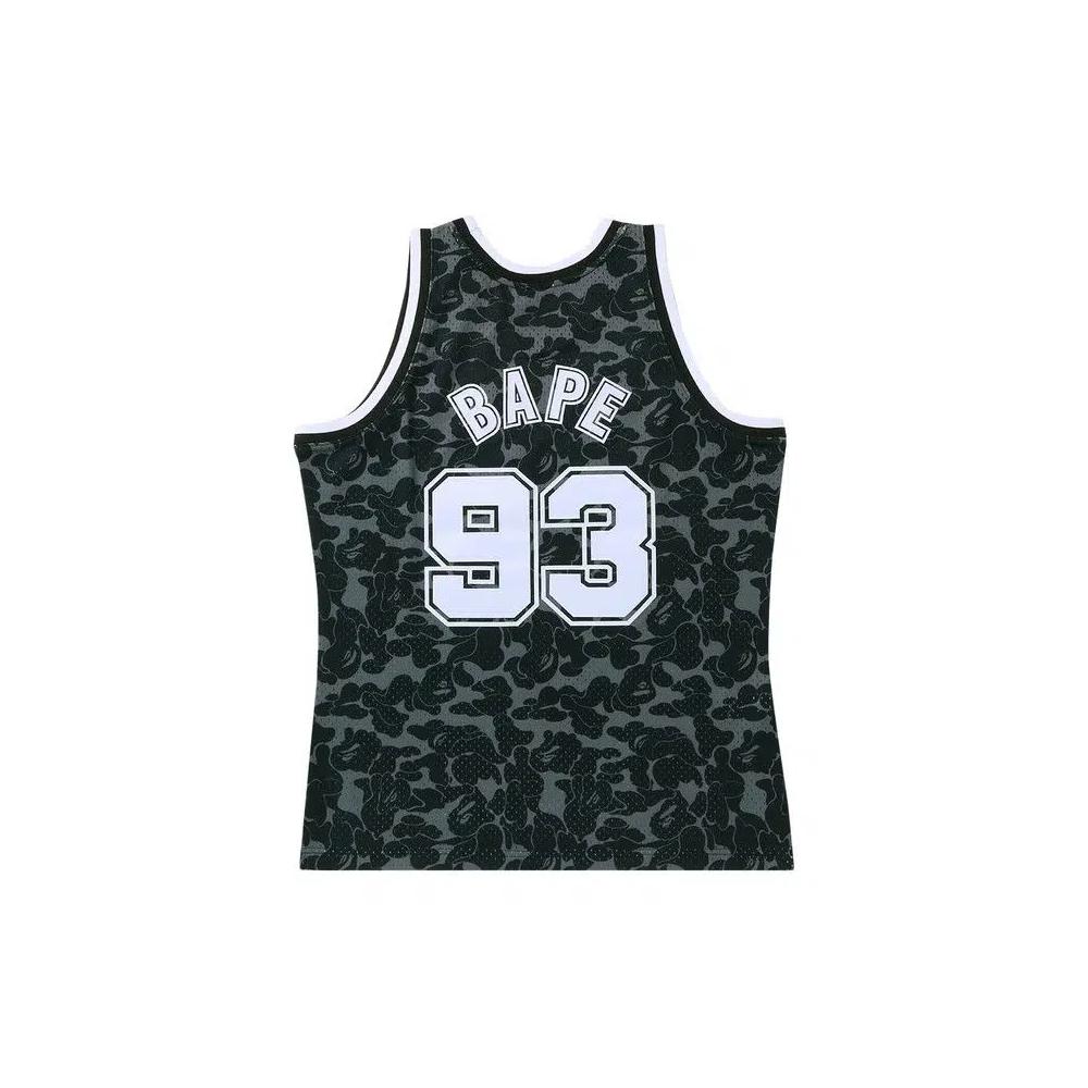 Джерси BAPE x Mitchell & Ness New Jersey Nets 'Black' 2