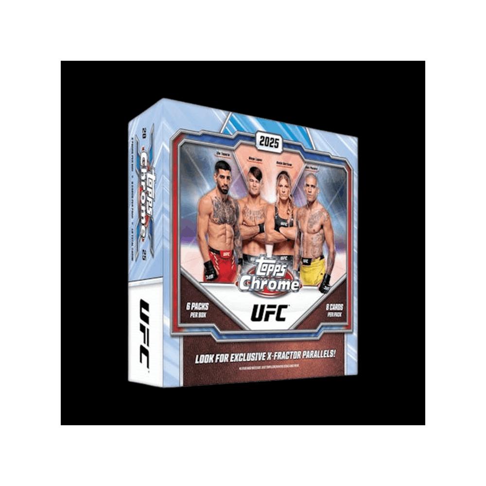 Спортивные карточки 2025 Topps Chrome UFC mega Box 1