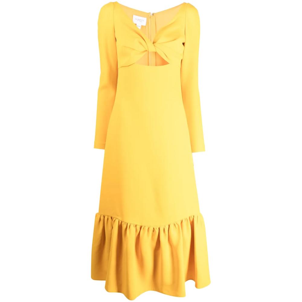 Платье миди с драпировкой 1