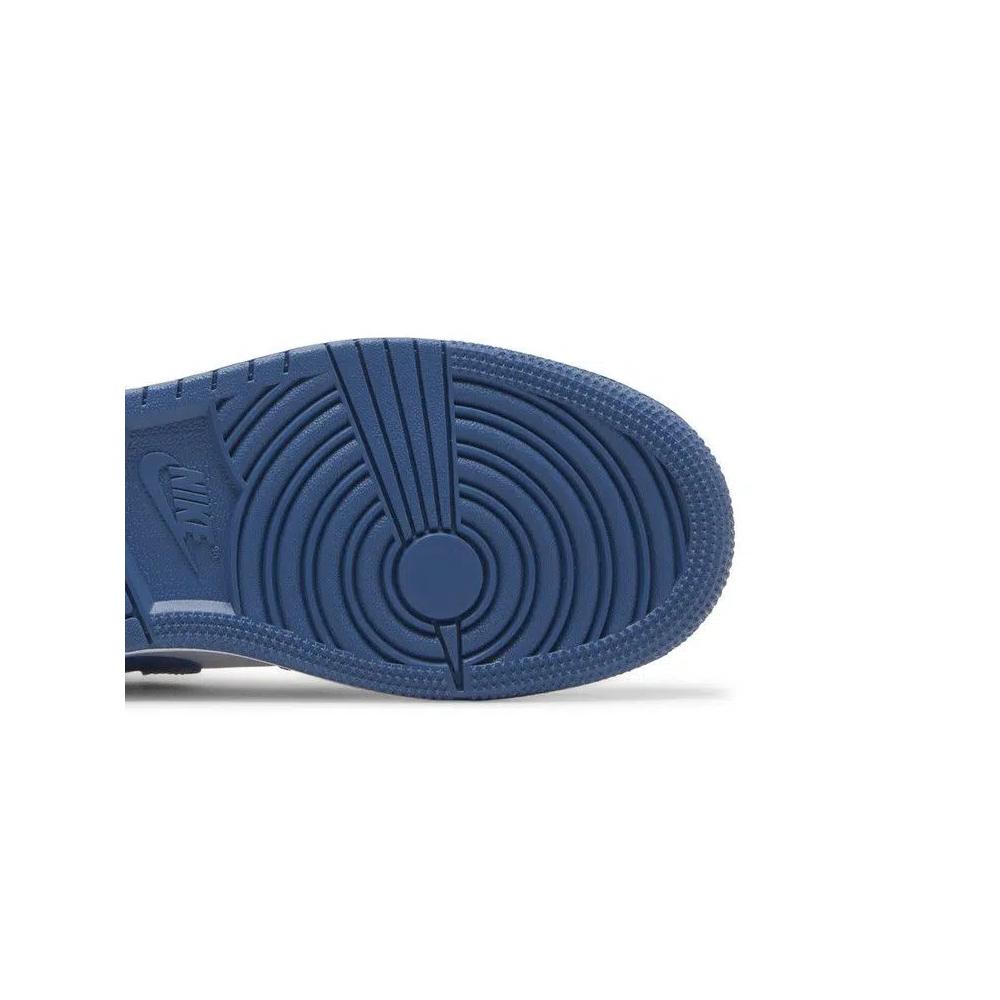 Кроссовки Air Jordan 1 Mid GS 'Cement True Blue' 5
