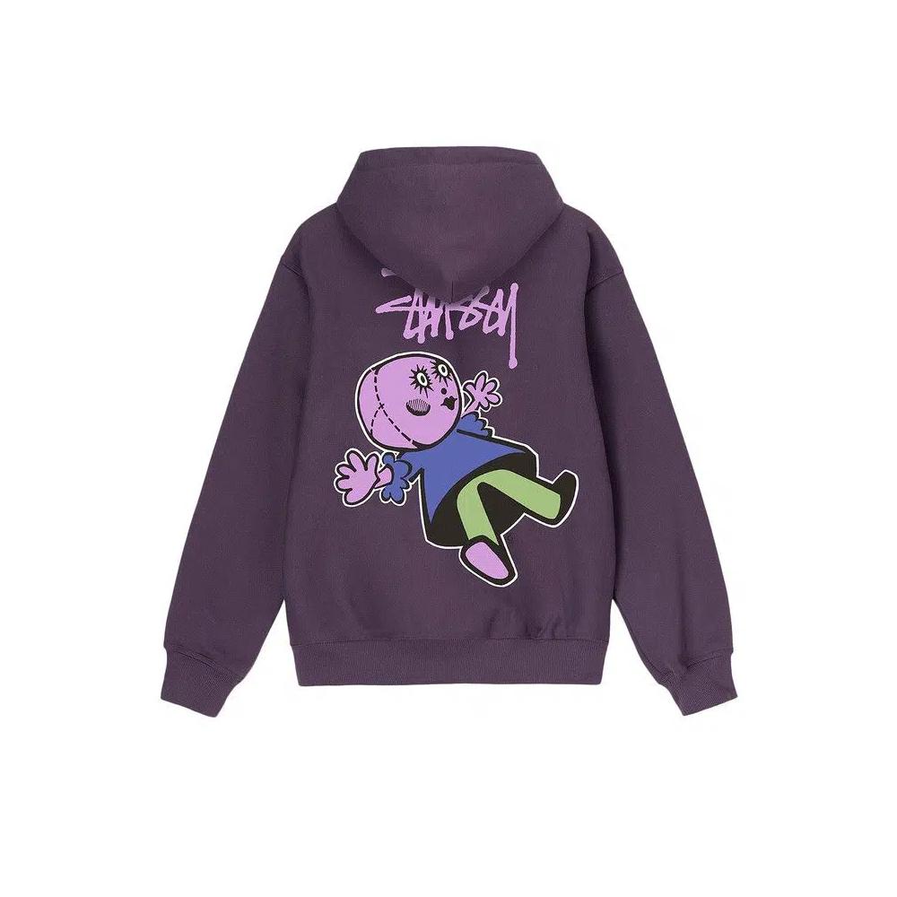 Молнии Stussy Dollie Zip Hoodie 'Виноград' 2