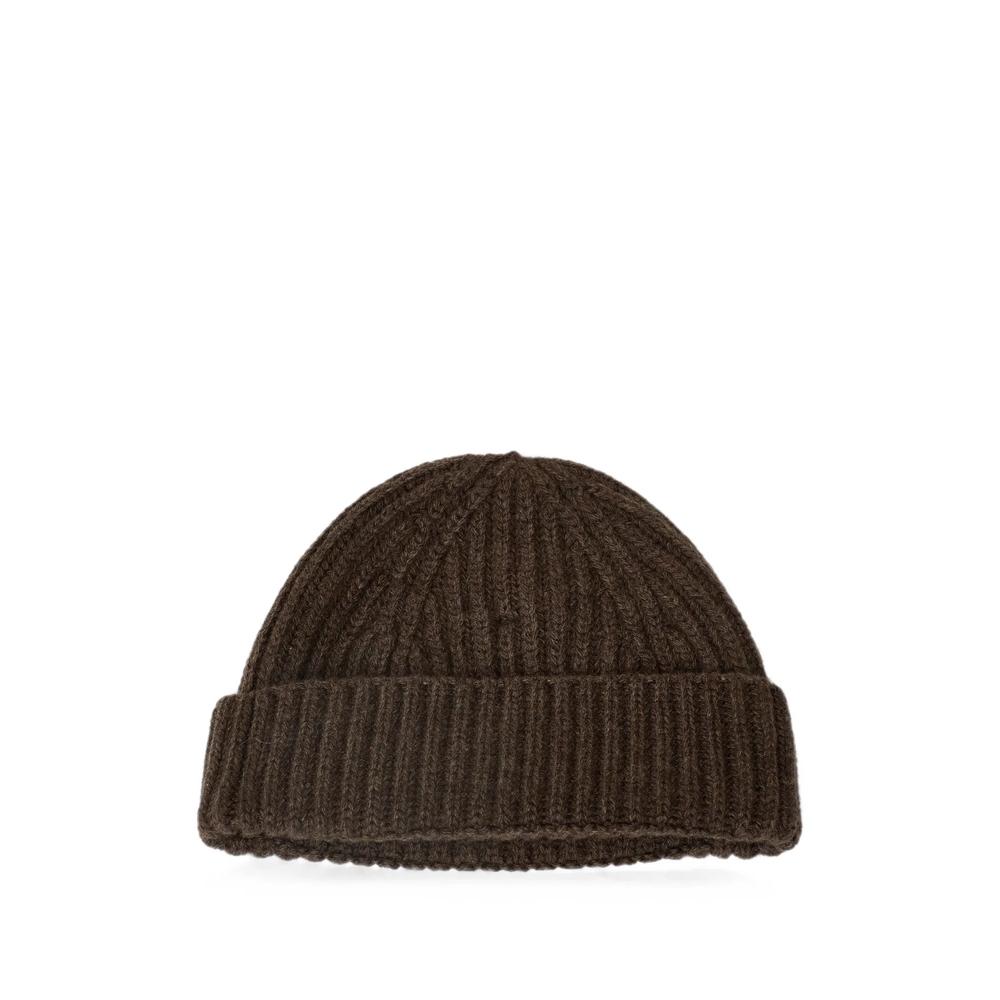 ribbed-knit beanie hat 1