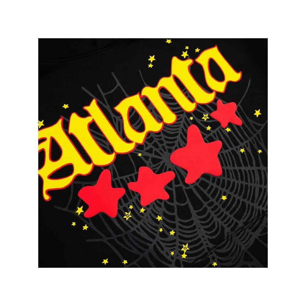 Худи Sp5der Atlanta Hoodie 'Black' 3