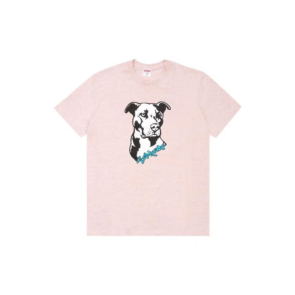 Футболки Supreme Pitbull Tee 'Heather Pink' 1