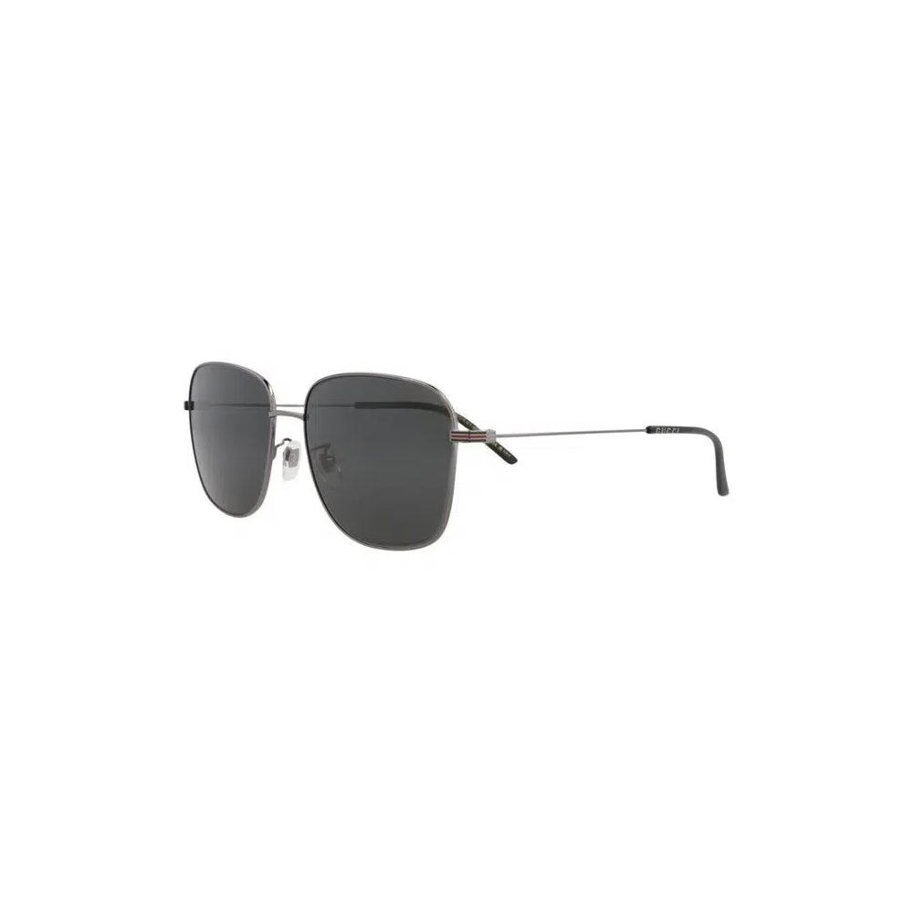 Очки солнцезащитные Gucci Square 'Ruthenium Grey' 2