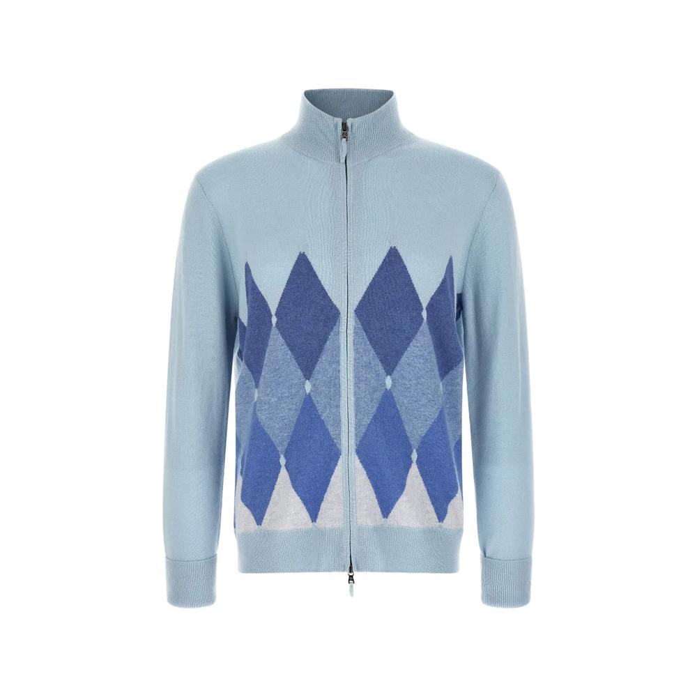 intarsia diamond cardigan 1