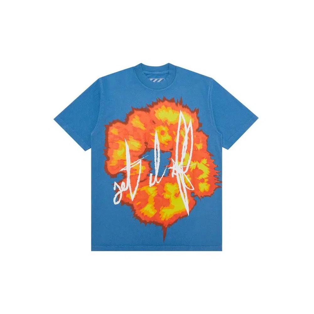 Футболка с коротким рукавом Denim Tears x Offset Set It Off #2 T-Shirt 'Blue' 1