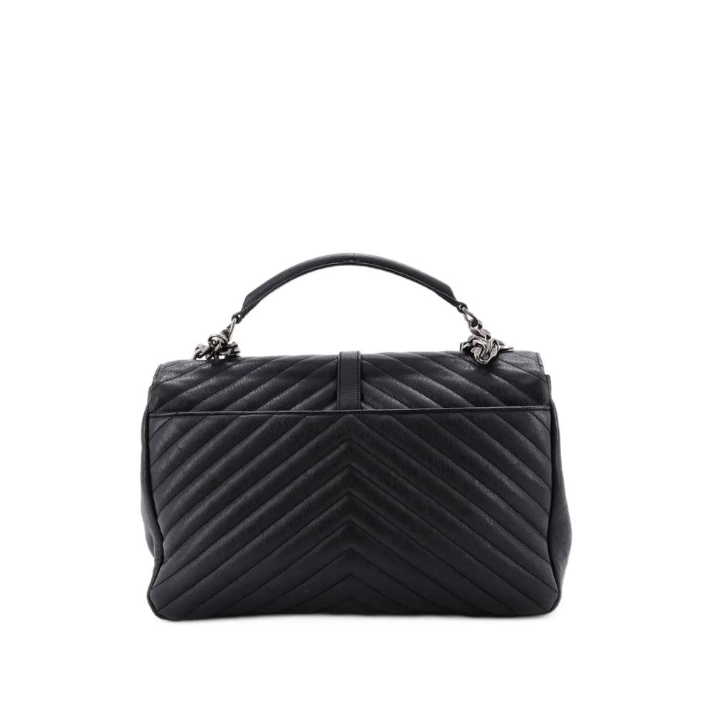 Большая сумка на плечо Classic Monogram College Bag Matelasse Chevron Leather 2