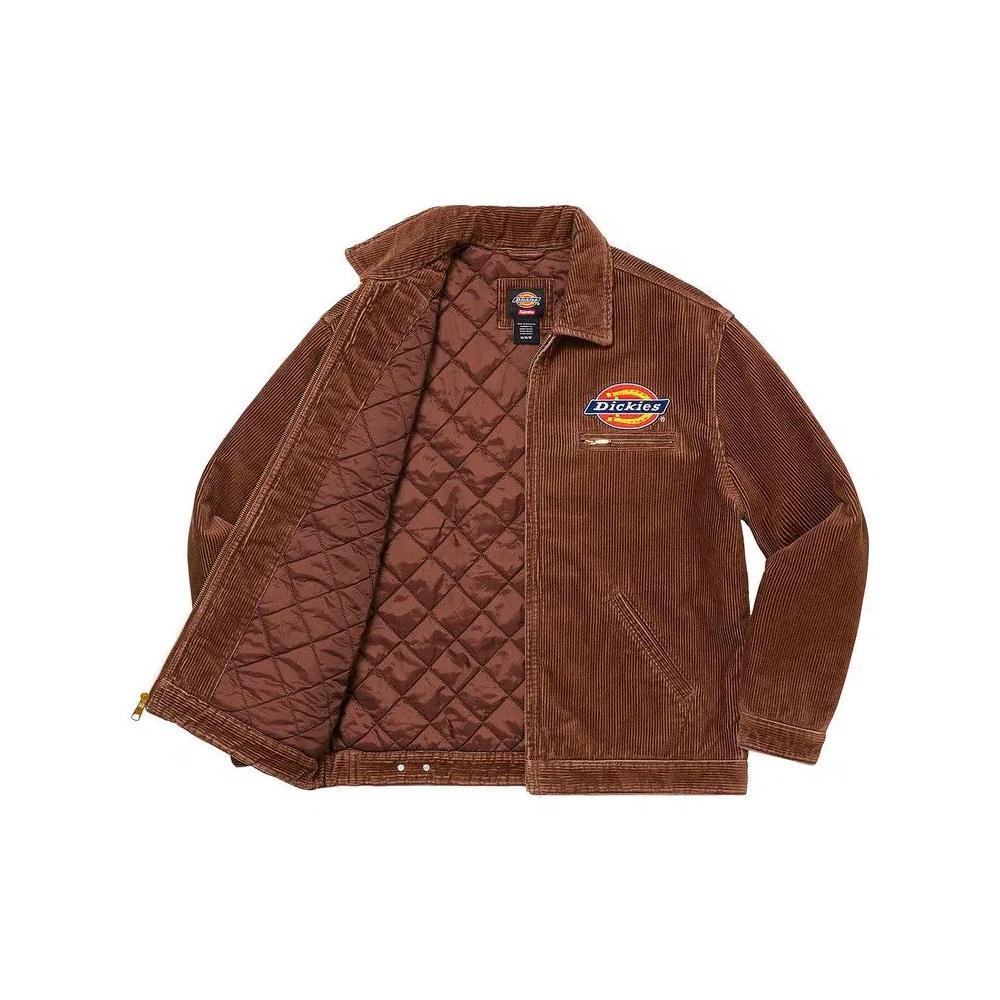 Куртки Supreme x Dickies Corduroy Work Jacket «Brown» 3