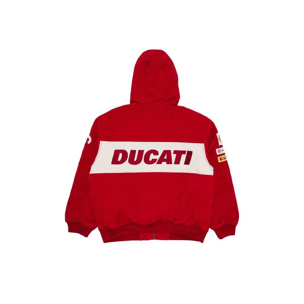 Верхняя одежда Supreme x Ducati Hooded Racing Jacket 'Red' 2