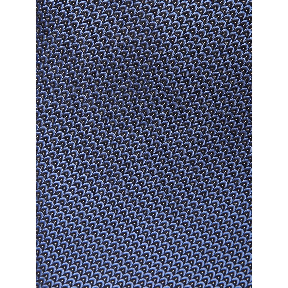 geometric-pattern silk tie 2