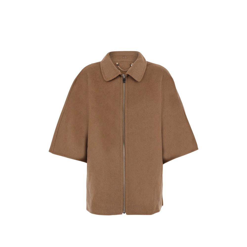 Clementine faux-fur collar cape 3