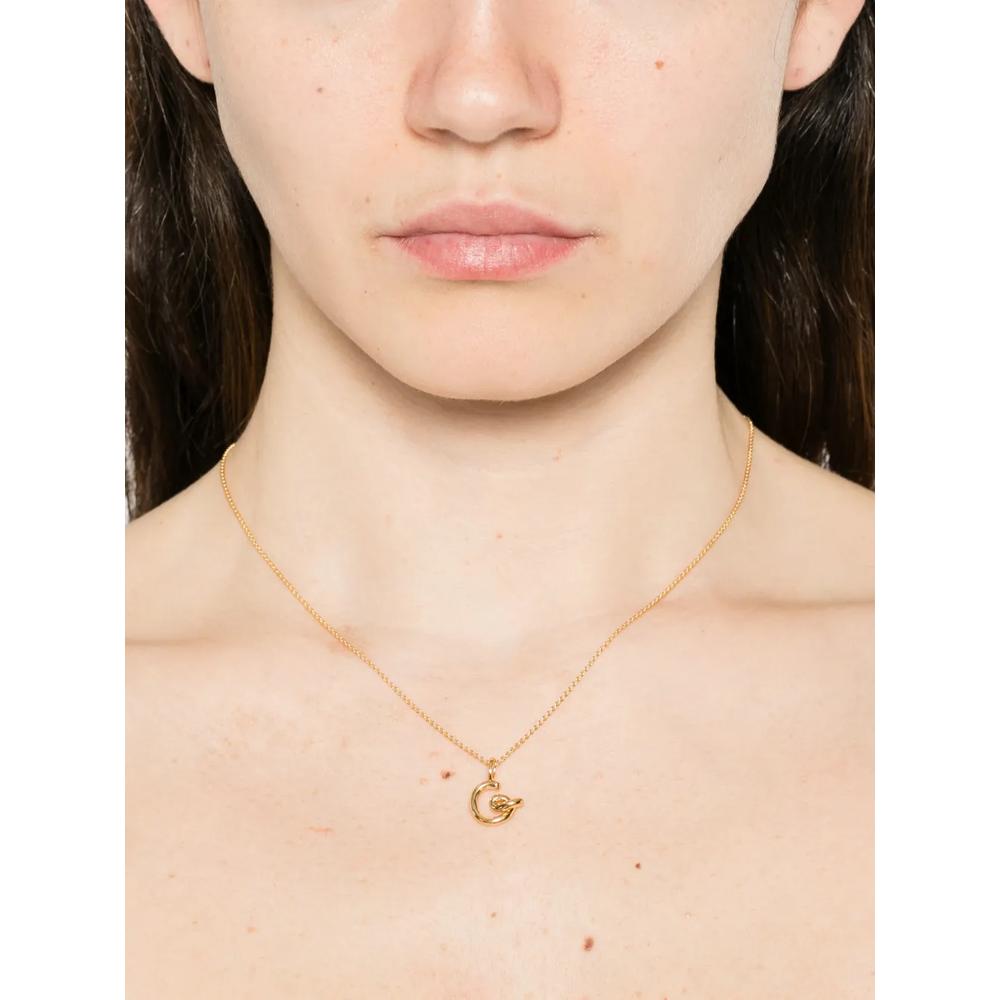 Колье Curly Molten Mini Inicial-C 2