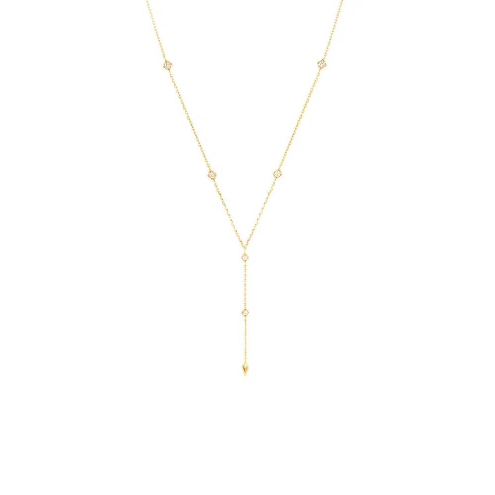 Золотое колье Arya Lariat 1