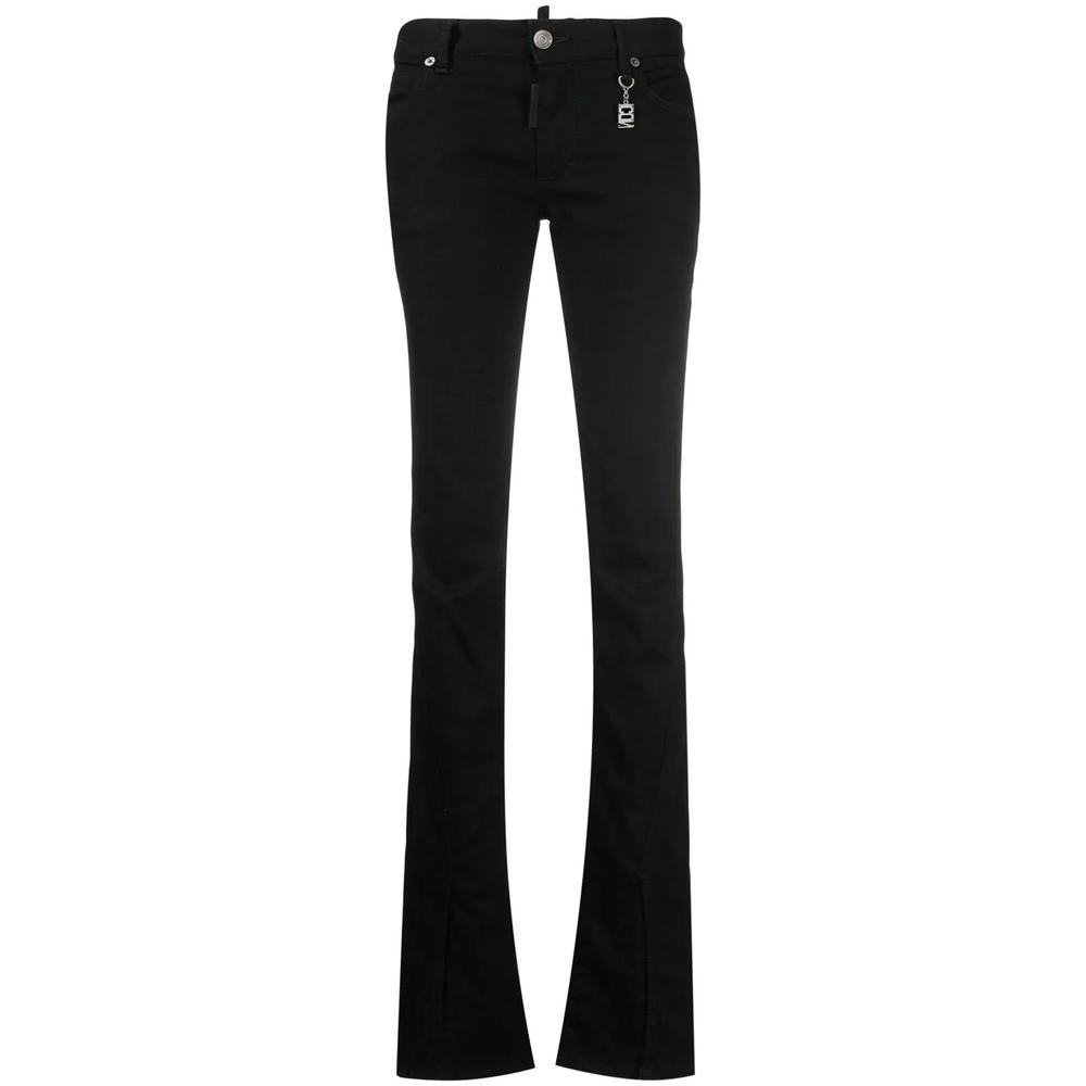 split-cuff flared jeans 1