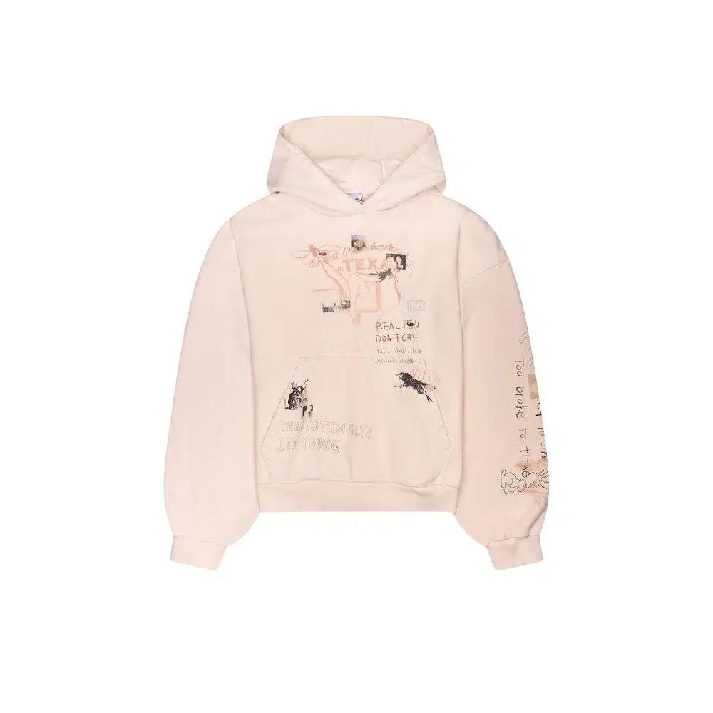 Худи Protocol Index Hand Drawing Washed Hoodie 'Cream' 1